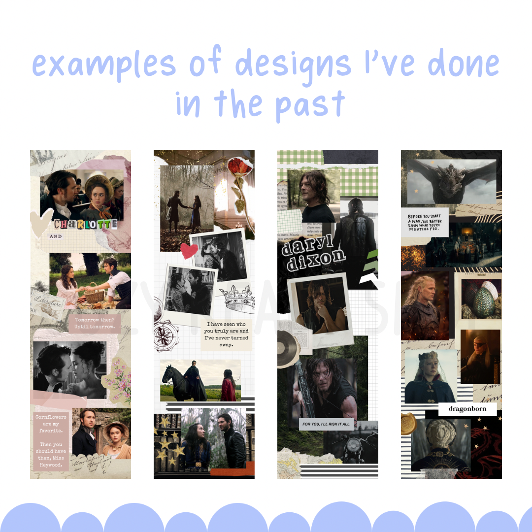 Custom Collage Bookmark