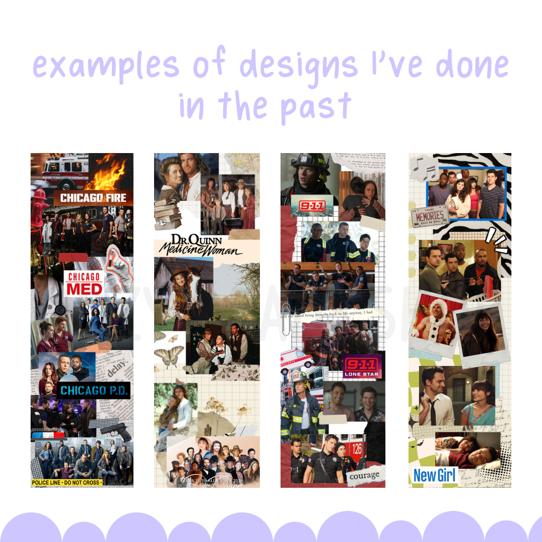 Custom Collage Bookmark