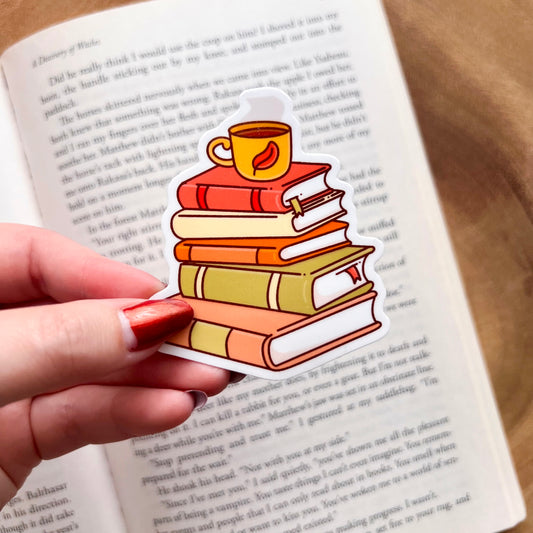 Autumn Books Sticker