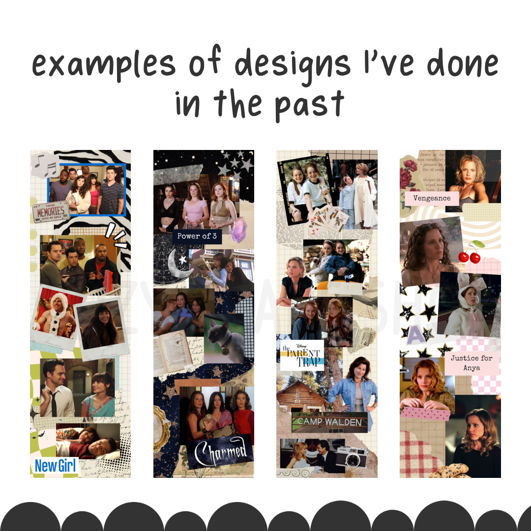 Custom Collage Bookmark