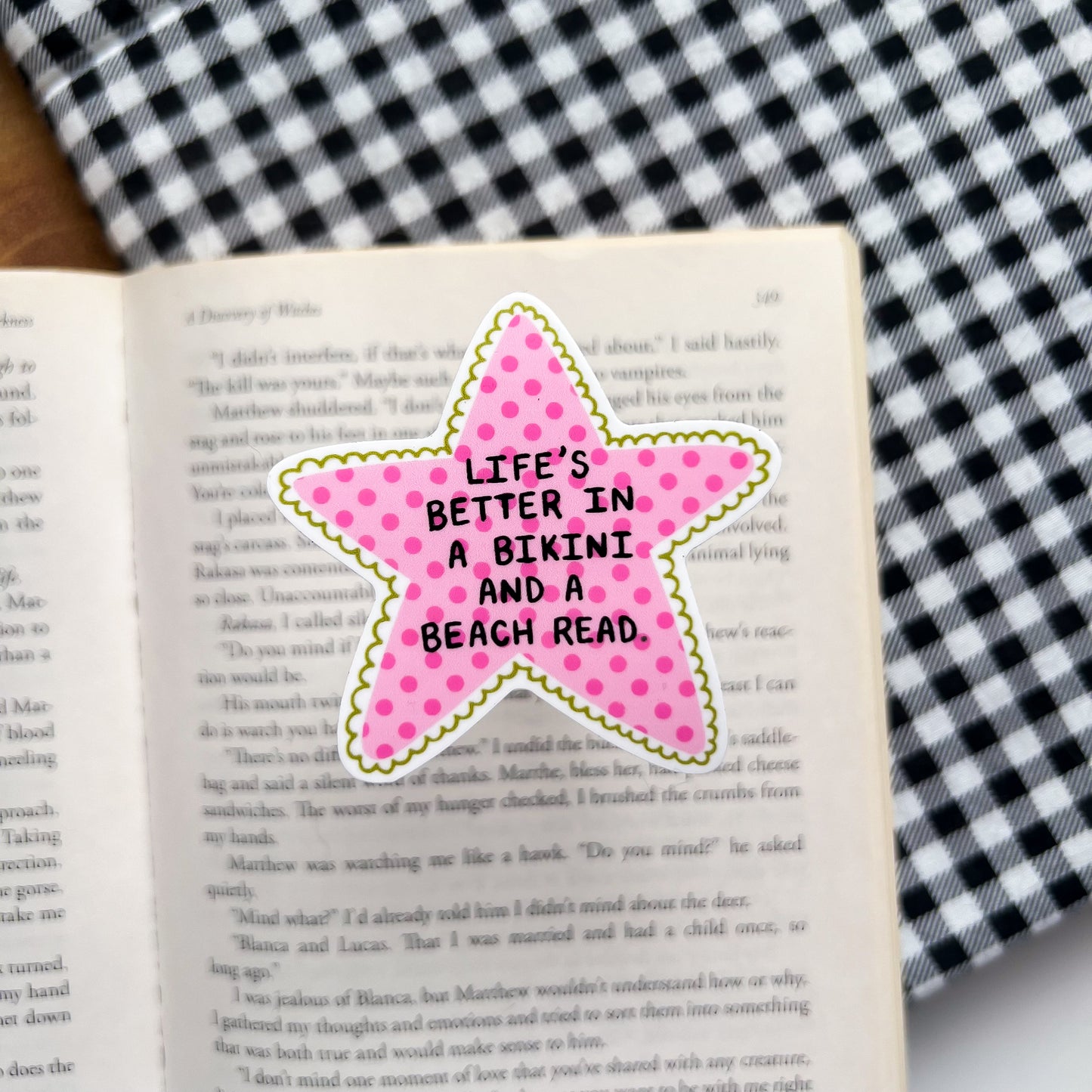Bikini & Beach Read Sticker