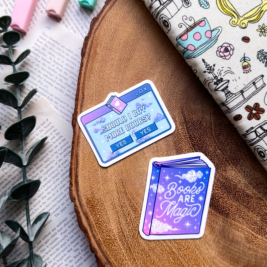 Books are Magic Stickers