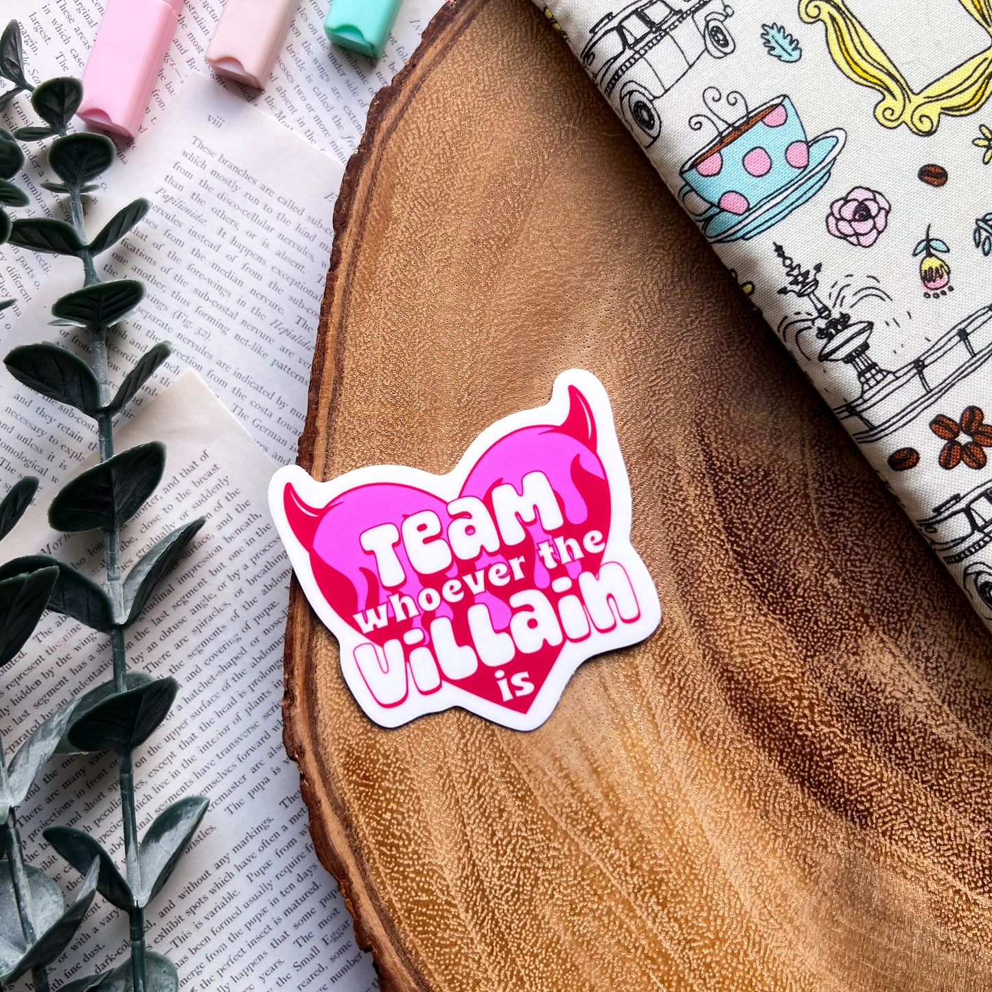 Team Villain Sticker