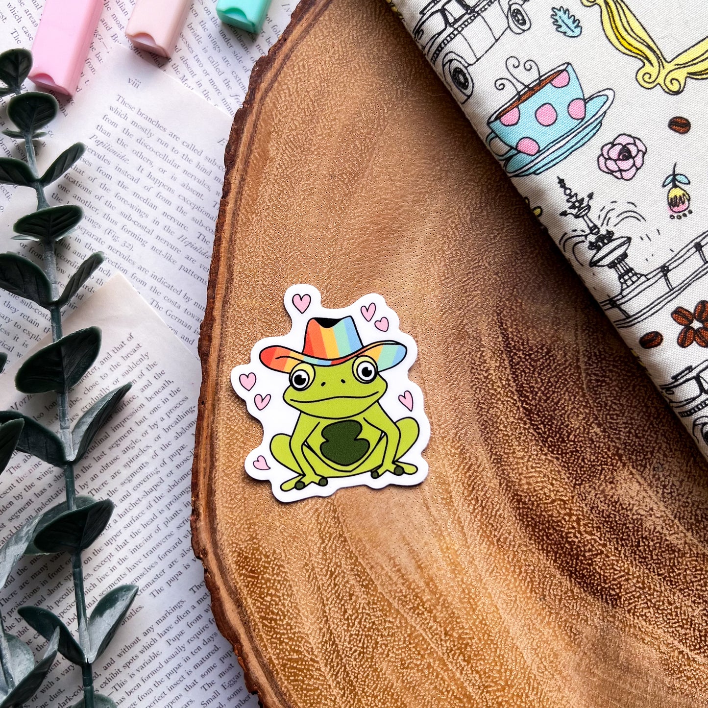 Pride Frog Sticker