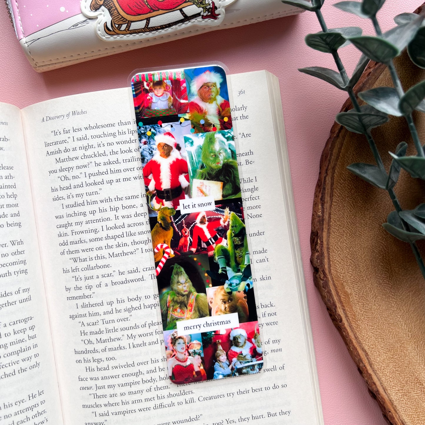 Stole Christmas Collage Bookmark