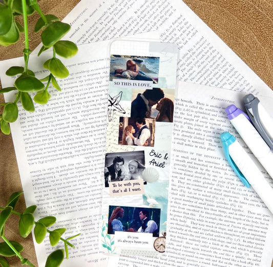 Mermaid Collage Bookmark