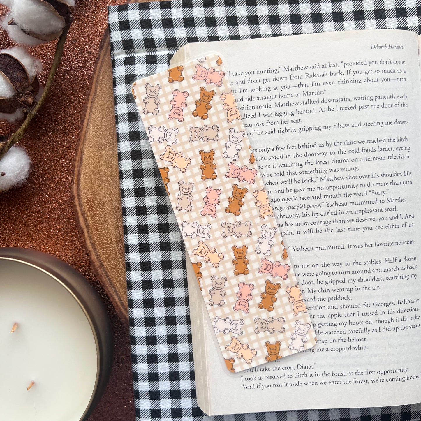 Gingham & Gummies Bookmark