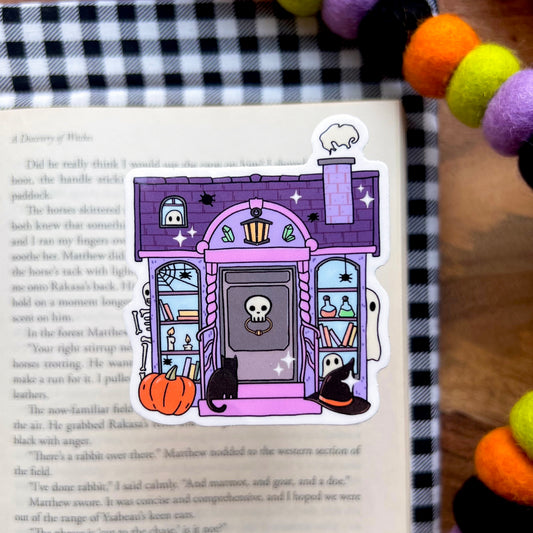 Spooky Bookstore Sticker