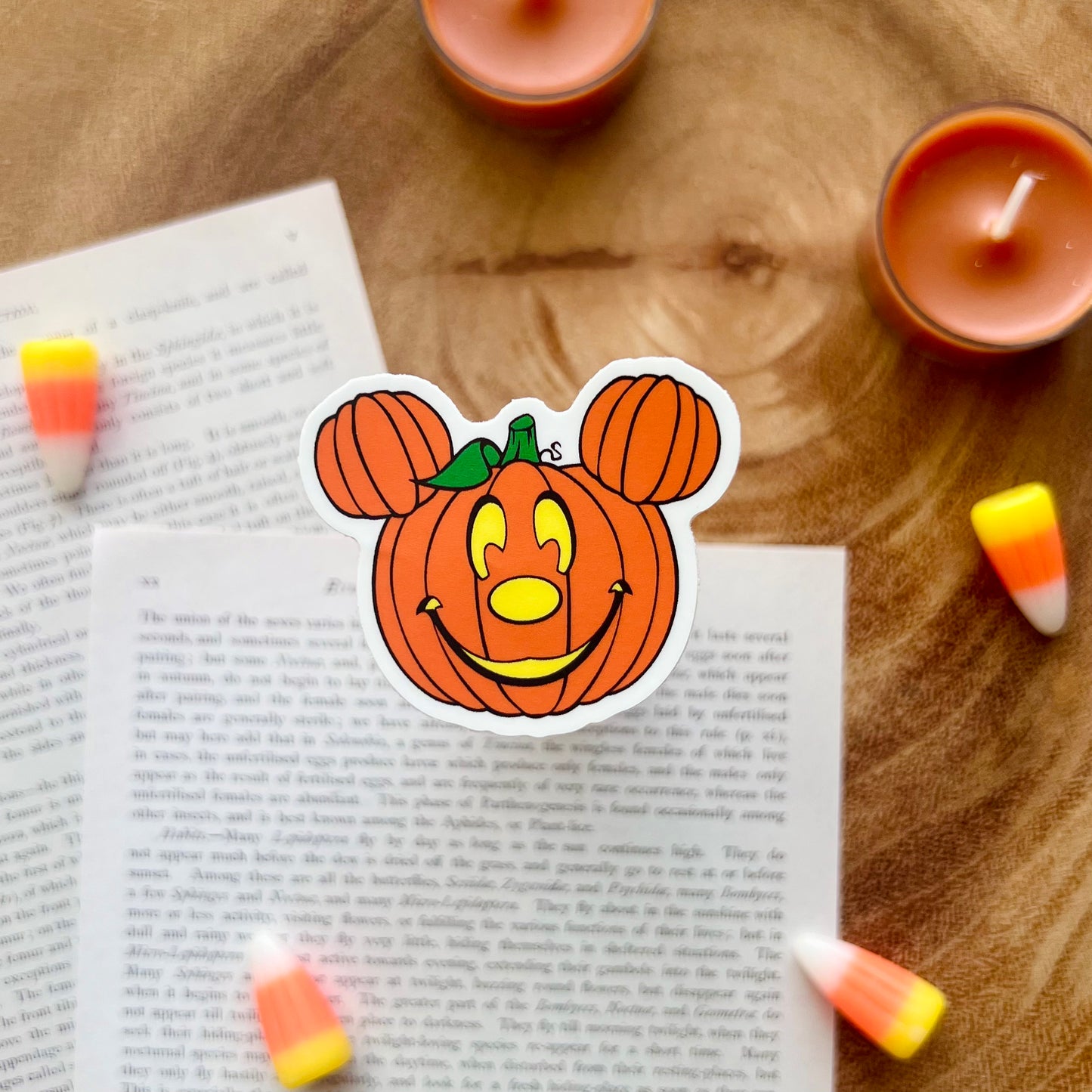 Mouse Pumpkin Sticker