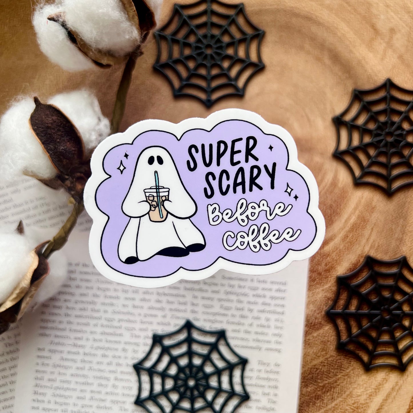 Scary Coffee Sticker