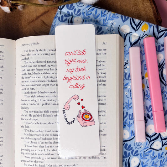 Book Boyfriend is Calling Bookmark