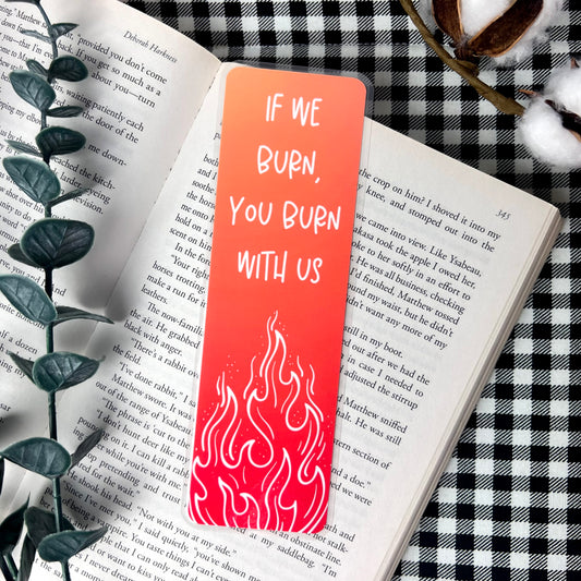 If We Burn Bookmark
