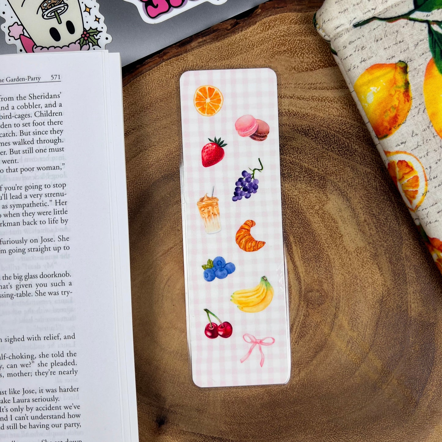 Spring Picnic Bookmark