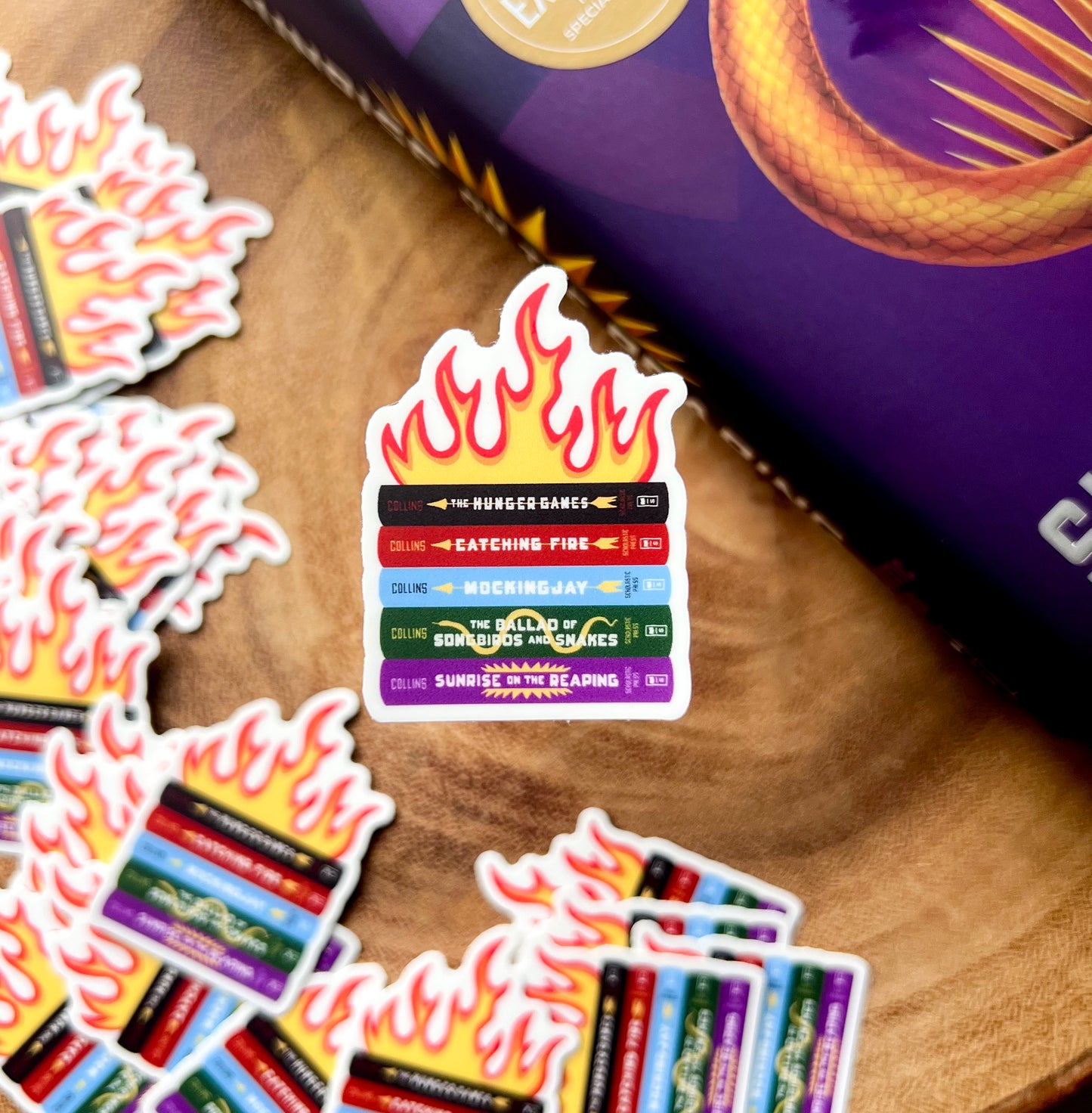 Games Book Stack Sticker