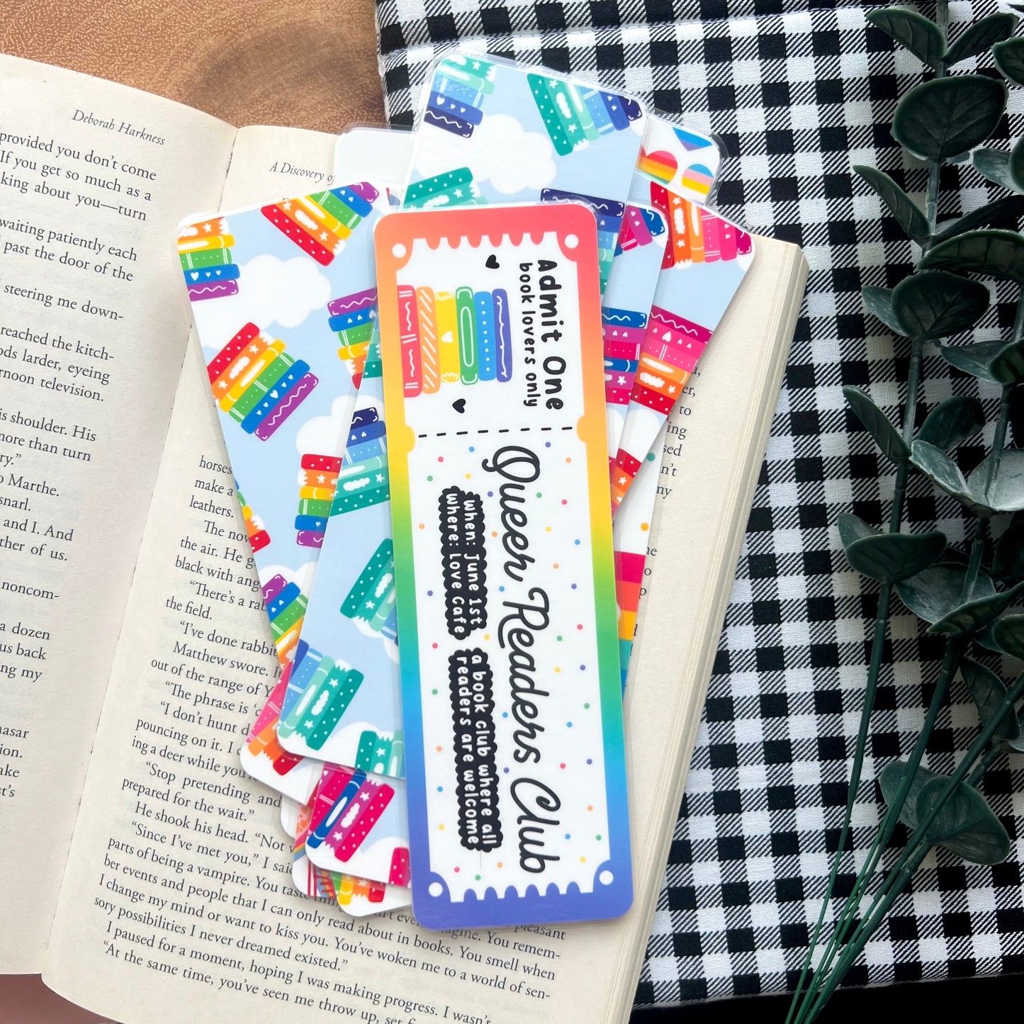 Pride Rainbow Bookmark
