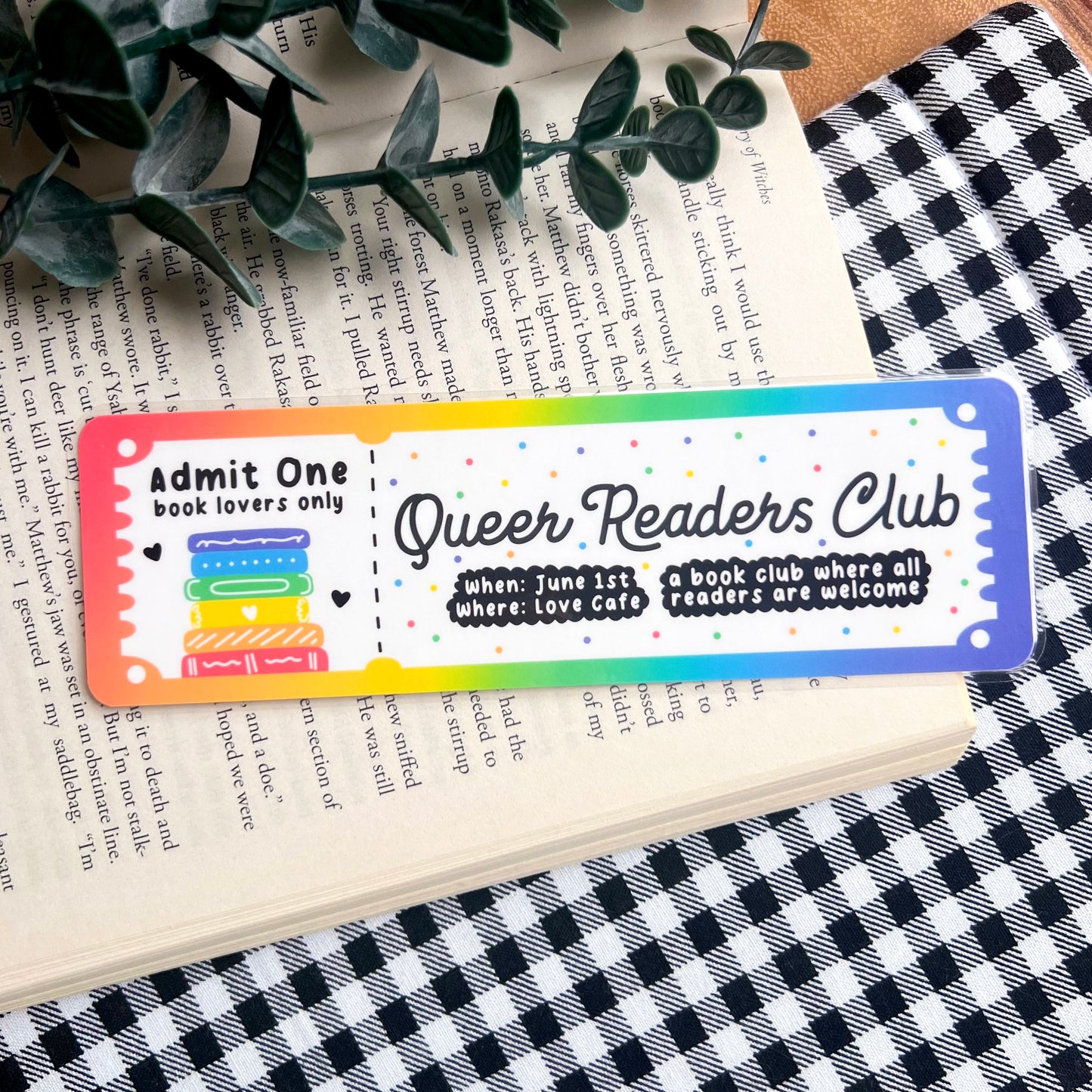 Queer Readers Club Bookmark