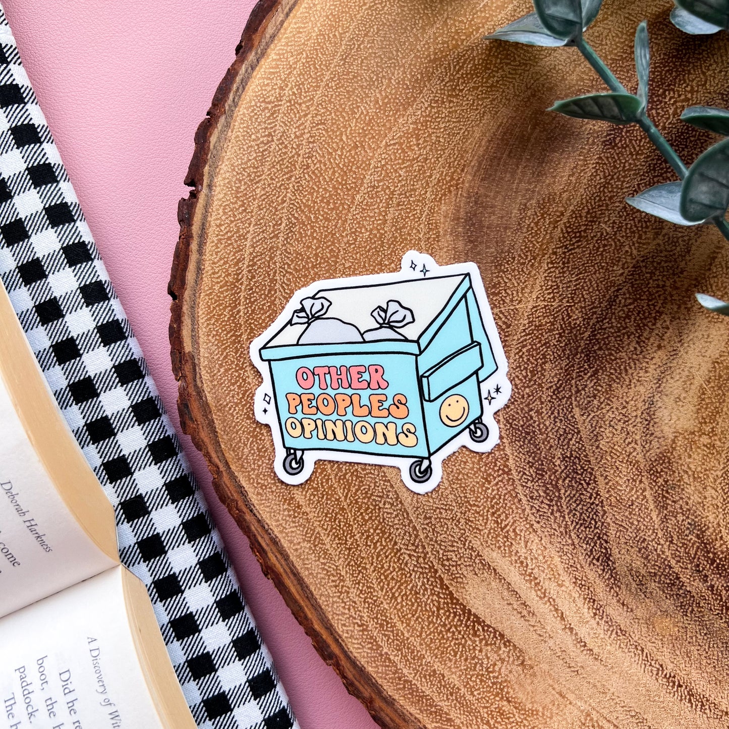 Trash Can Sticker