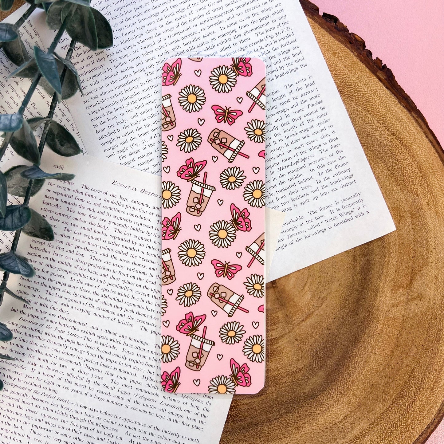 Spring Coffee Bookmark