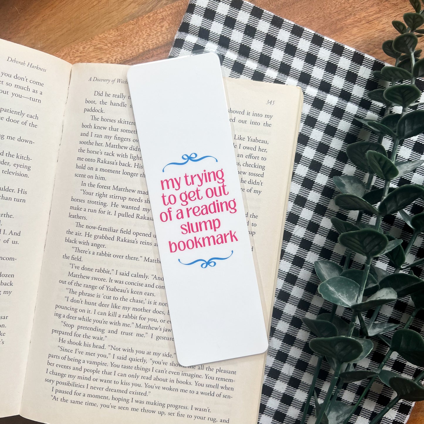 Book Slump Bookmark