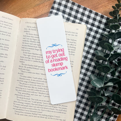 Book Slump Bookmark