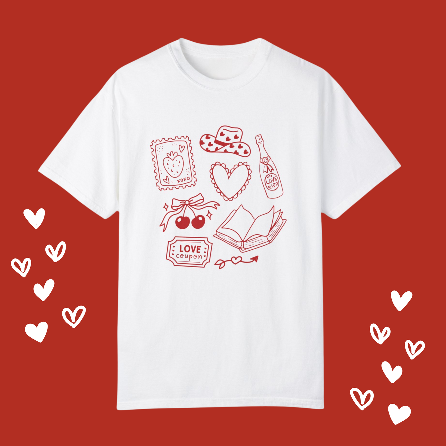 Romance Reader Icons T-shirt