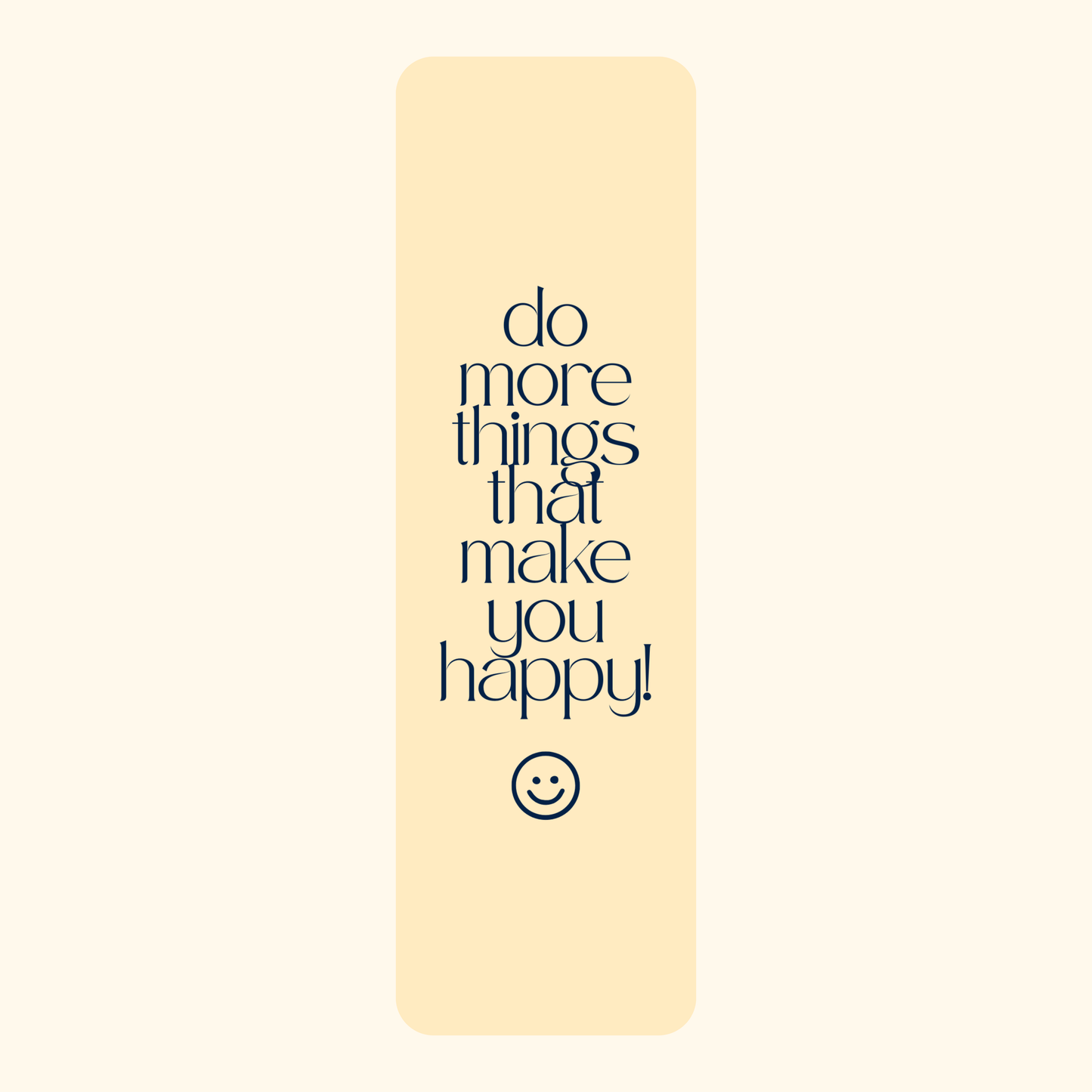 Happy Bookmark