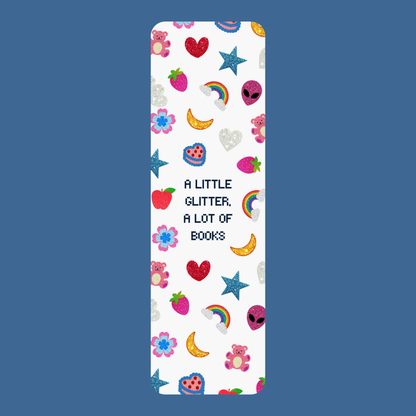 Glitter + Books Bookmark