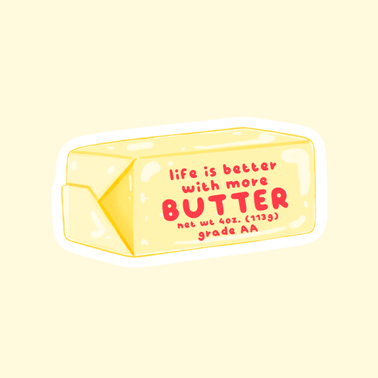Butter Sticker