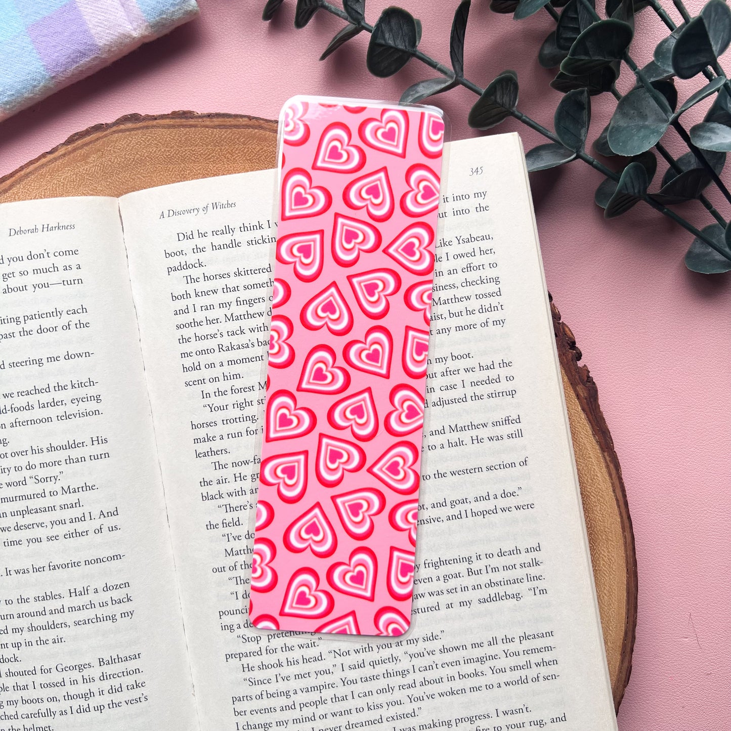 Pink Pulse Bookmark