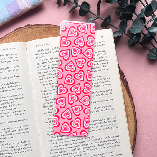 Pink Pulse Bookmark