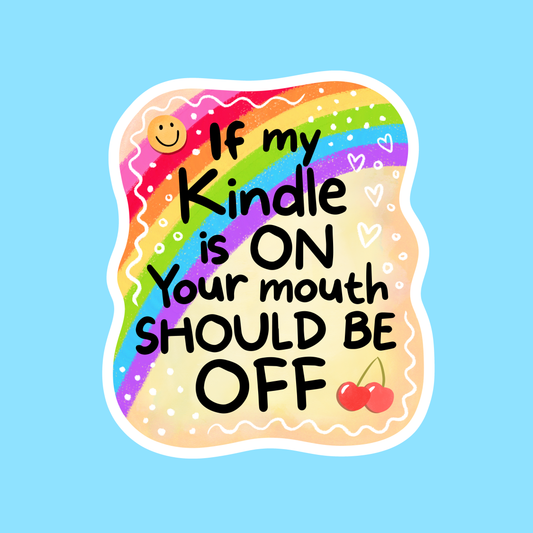Rainbow Kindle Sticker