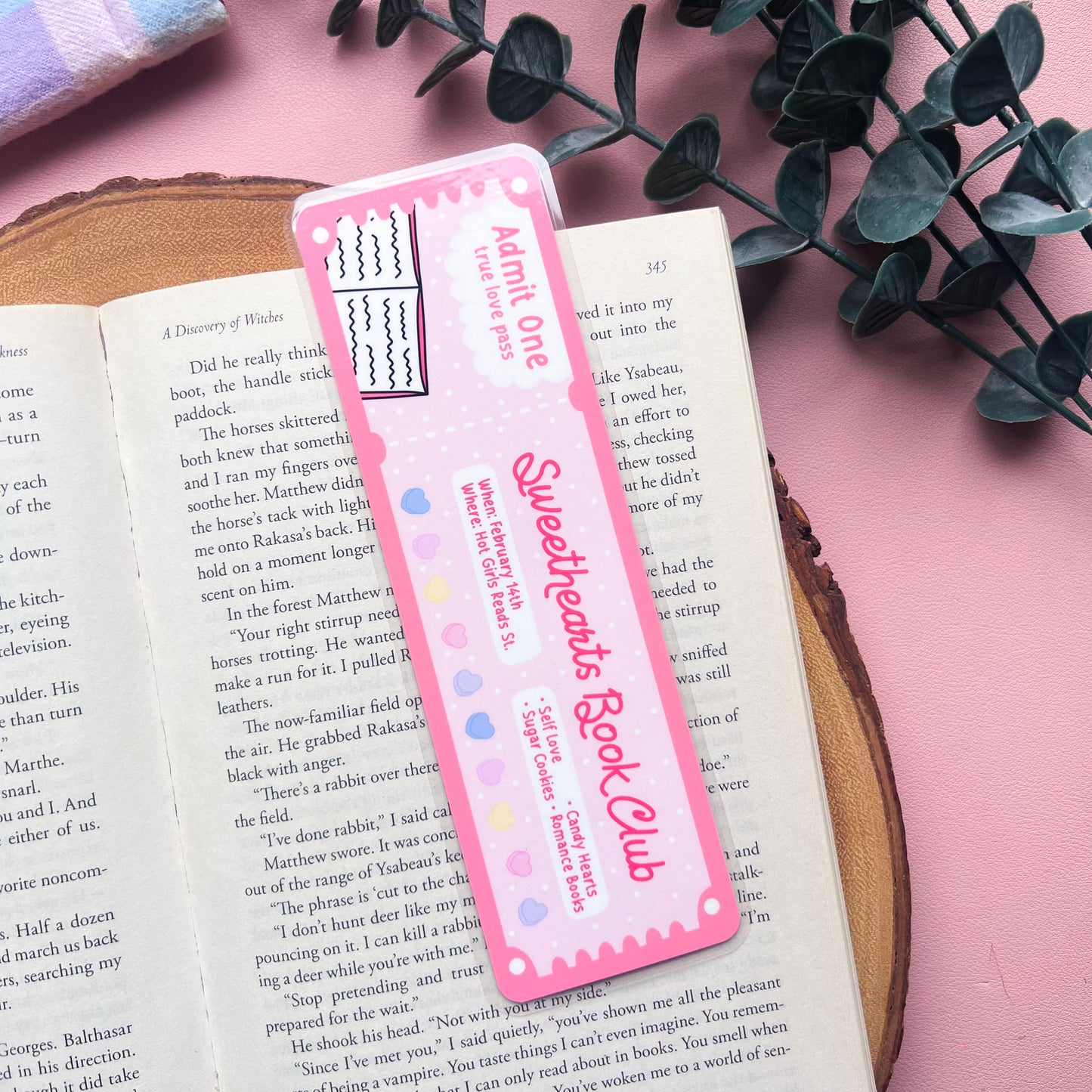 Sweethearts Book Club Bookmark