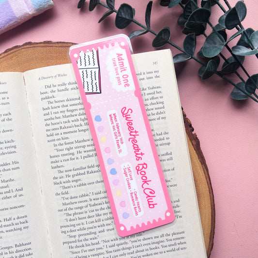 Sweethearts Book Club Bookmark