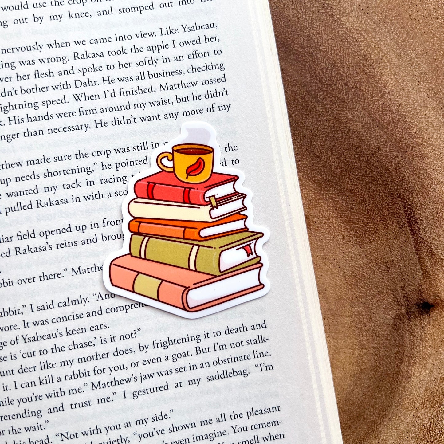 Autumn Books Sticker