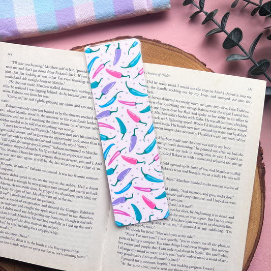Pastel Peppers Bookmark