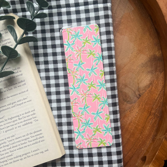 Pink Palms Bookmark