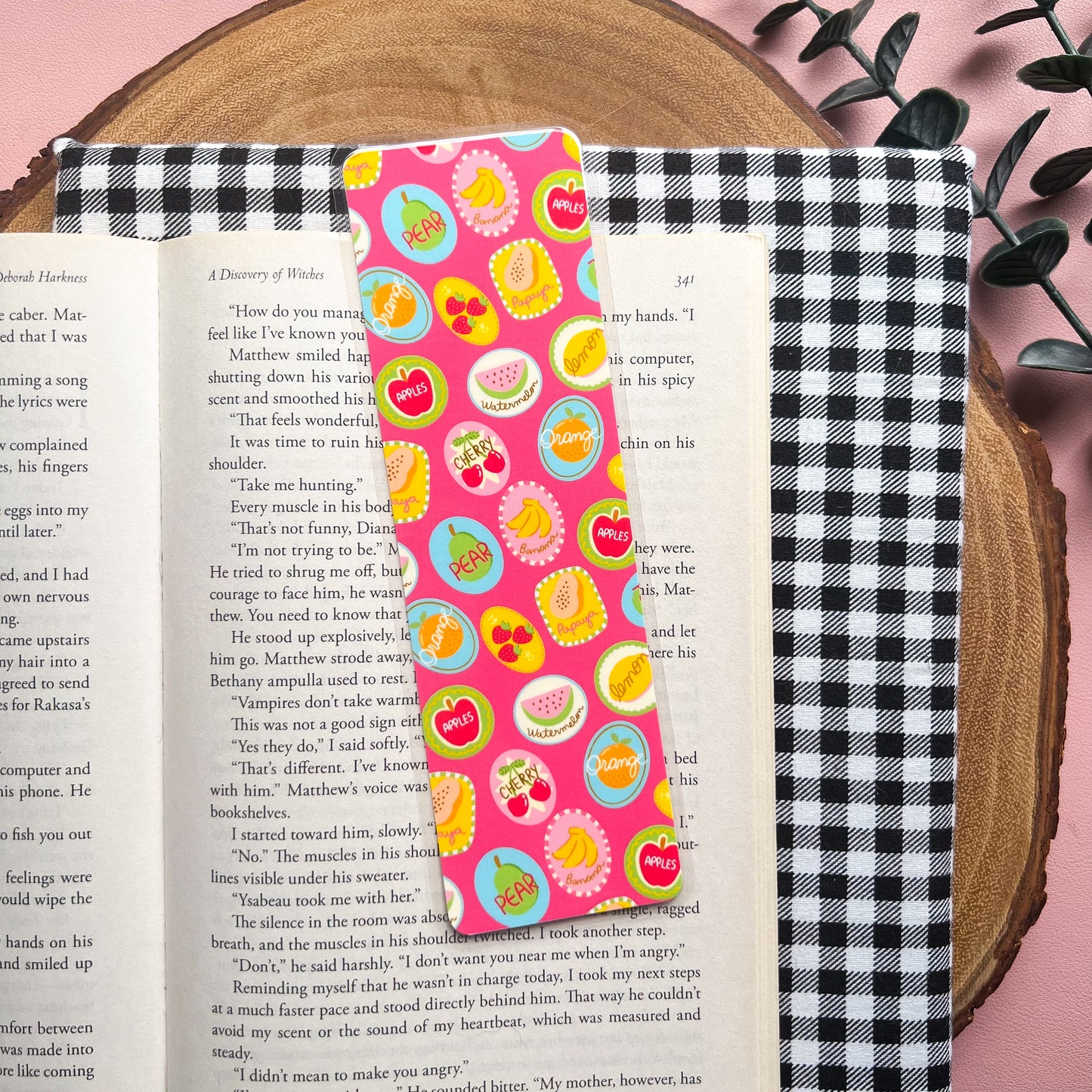 Fruit Stamps Bookmark