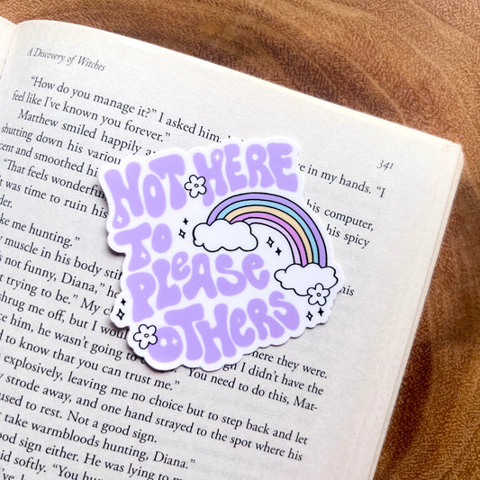 Not Here sticker