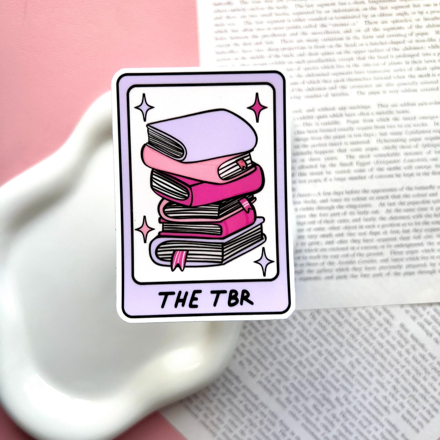 TBR Tarot Card Sticker