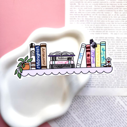 Eras Bookshelf TS Sticker