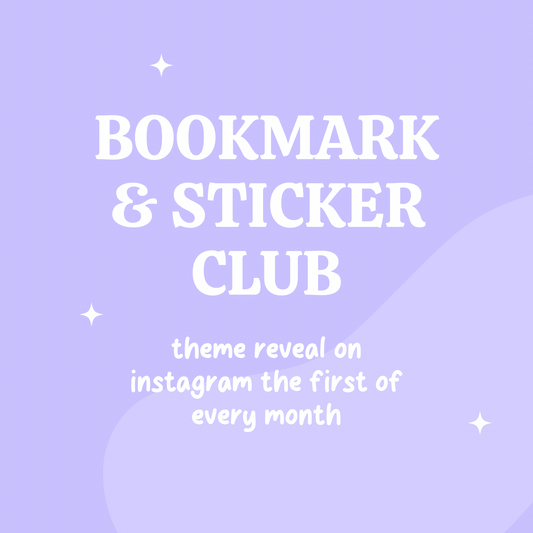 Monthly Bookmarks & Sticker Club