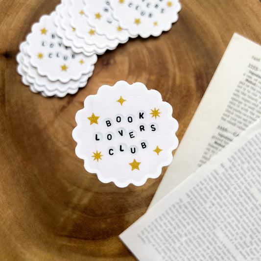 Book Lovers Club Sticker