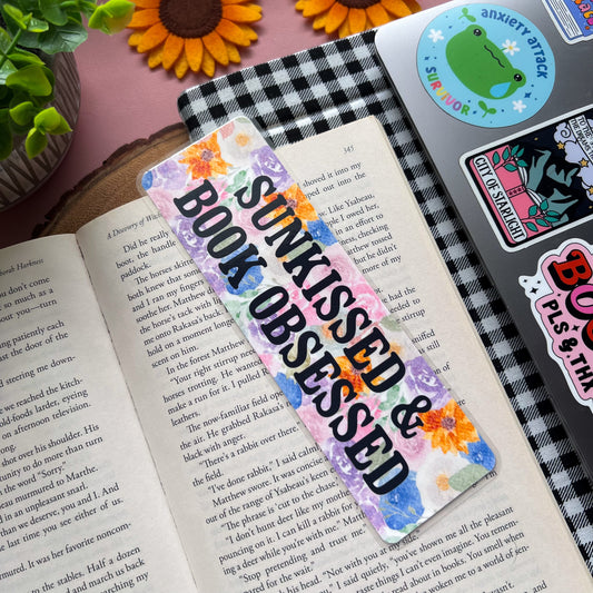 Sun-kissed & Book Obsessed Bookmark