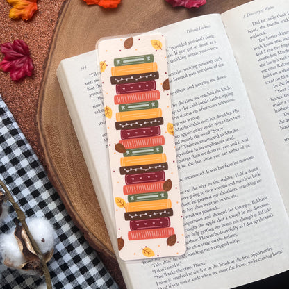 Leaves Book stack Bookmark