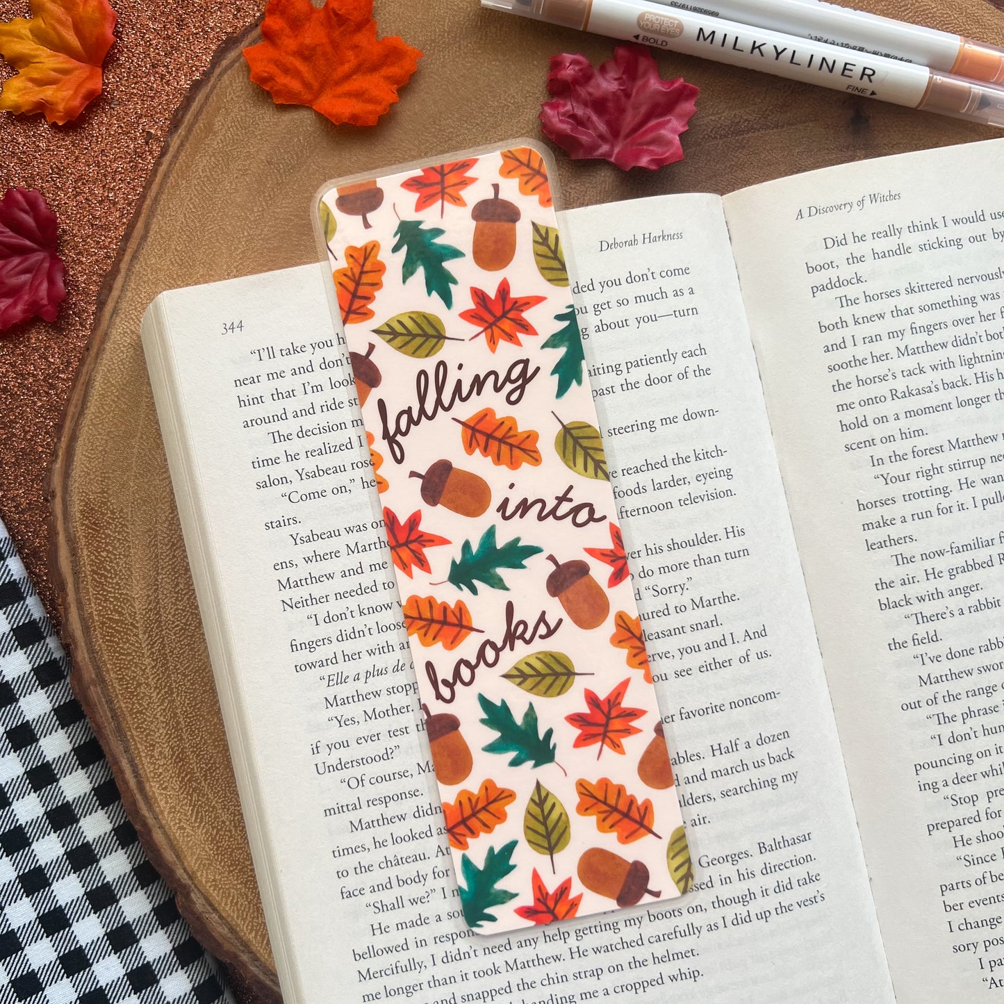 Falling Into Books Bookmark