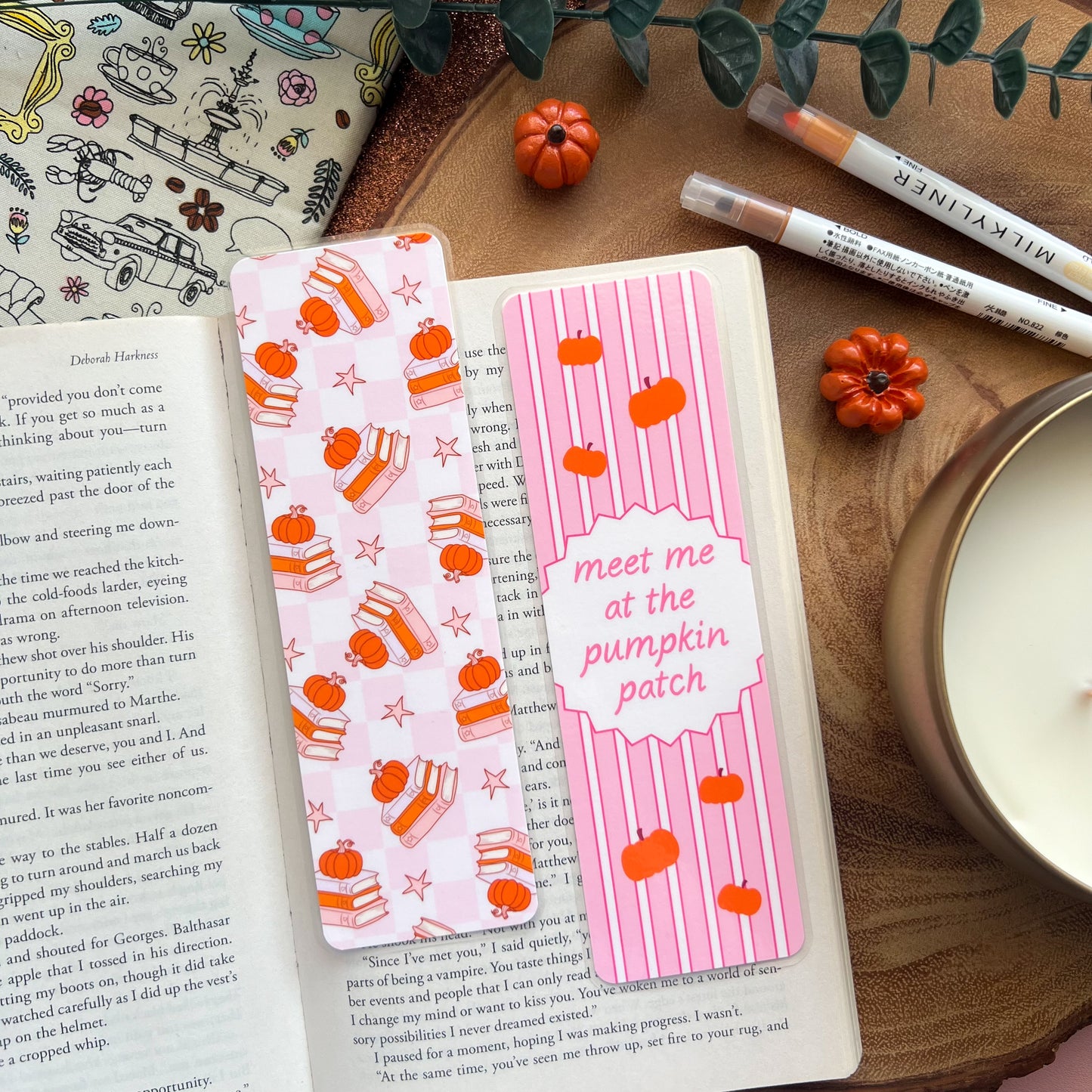 Patch of Pink Bookmarks