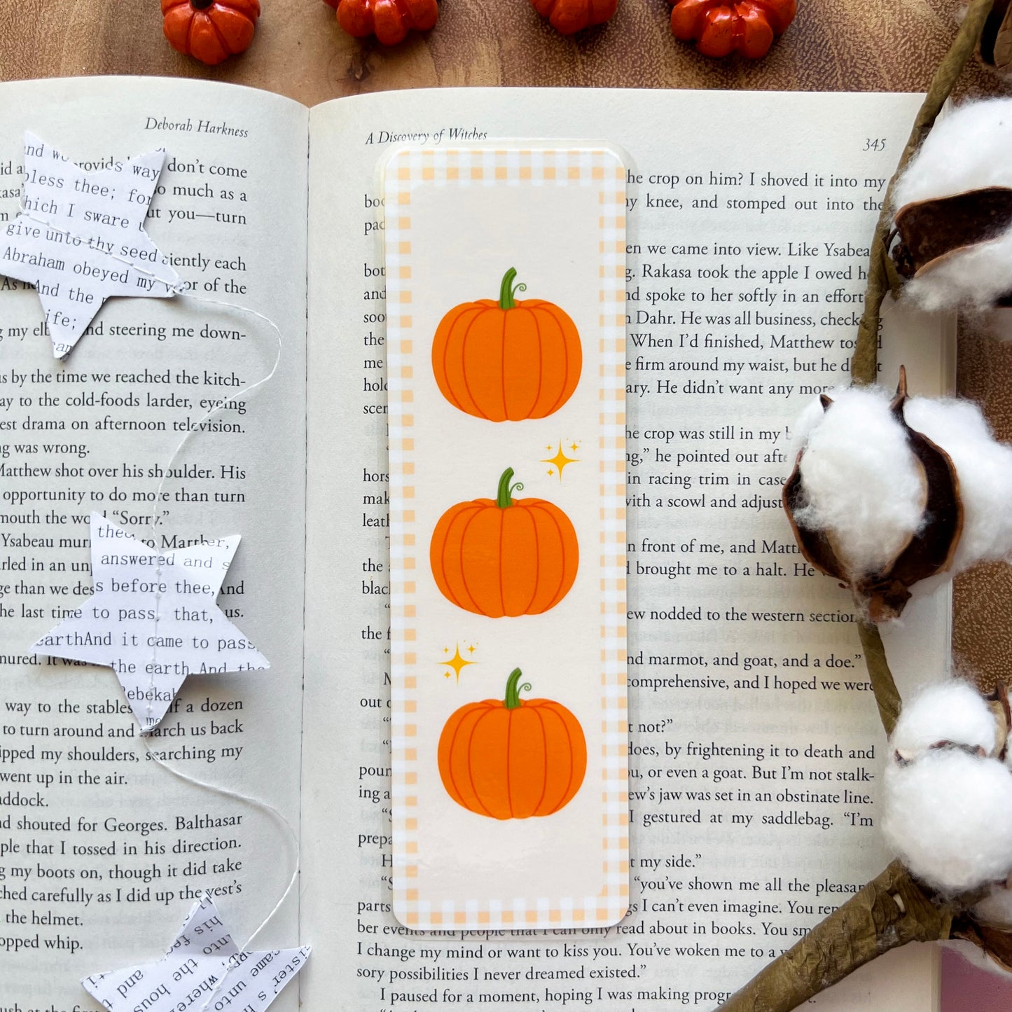 Stacked Pumpkins Bookmark