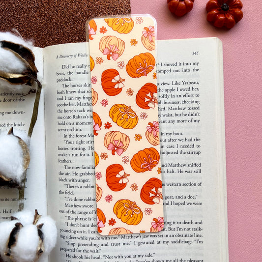 Coquette Pumpkins Bookmark