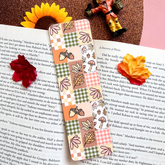 Fall Patchwork Bookmark