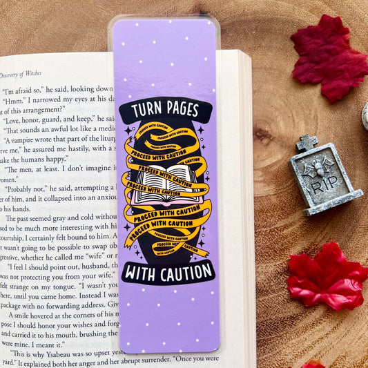 Caution Bookmark